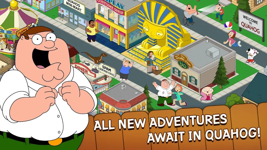 تحميل لعبة Family Guy The Quest for Stuff مجانا للاندرويد