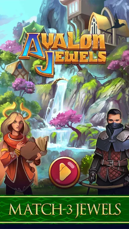 تحميل لعبة Avalon Jewels Match مجانا للاندرويد