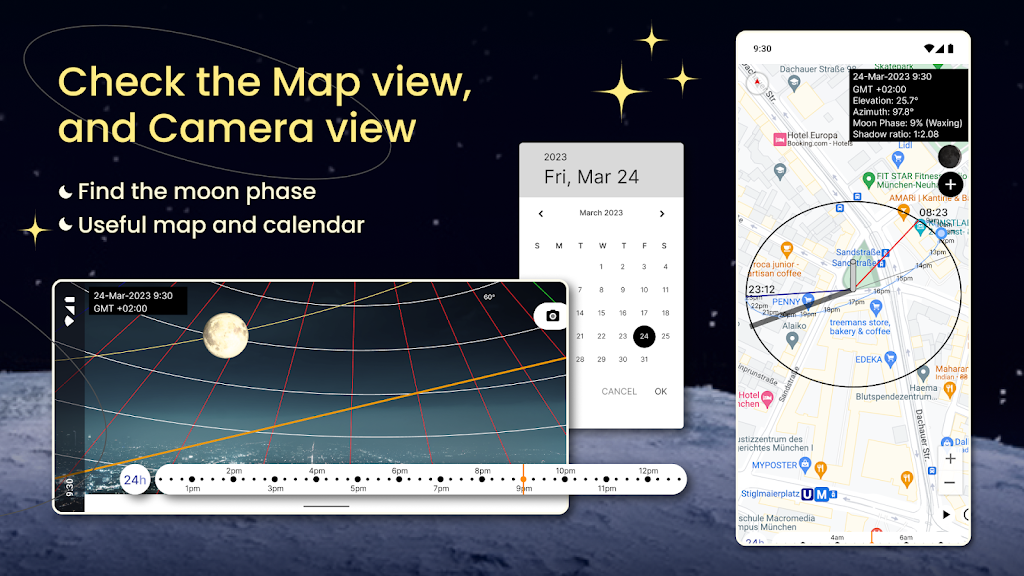 تحميل تطبيق Moon Locator مجانا للاندرويد